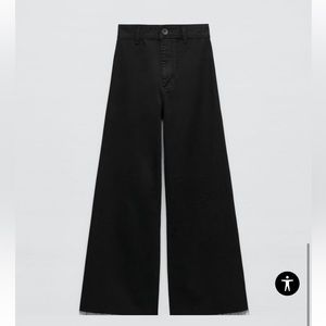 Zara Marine Straight Leg Jean Black